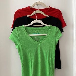 BUNDLE! 3 good condition short tees!
